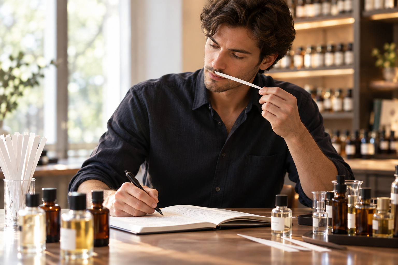 How to evaluate perfume materials like a pro